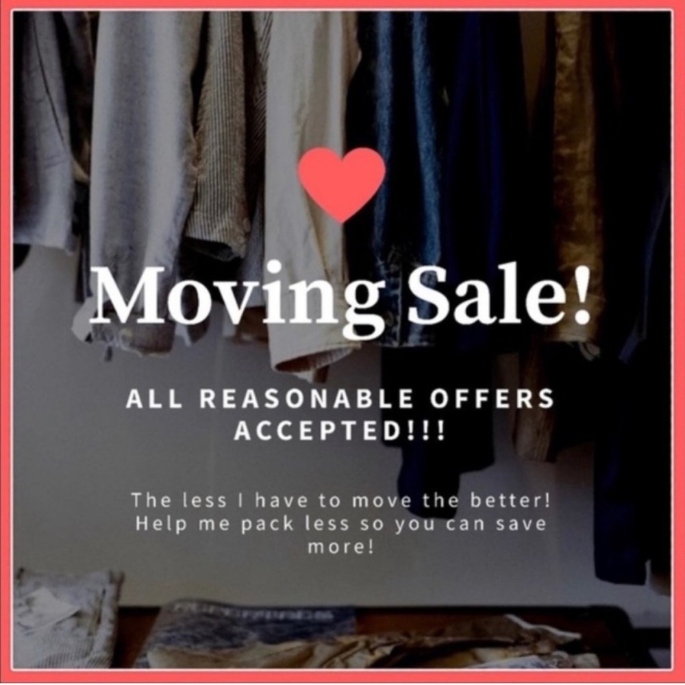 Moving sale!!